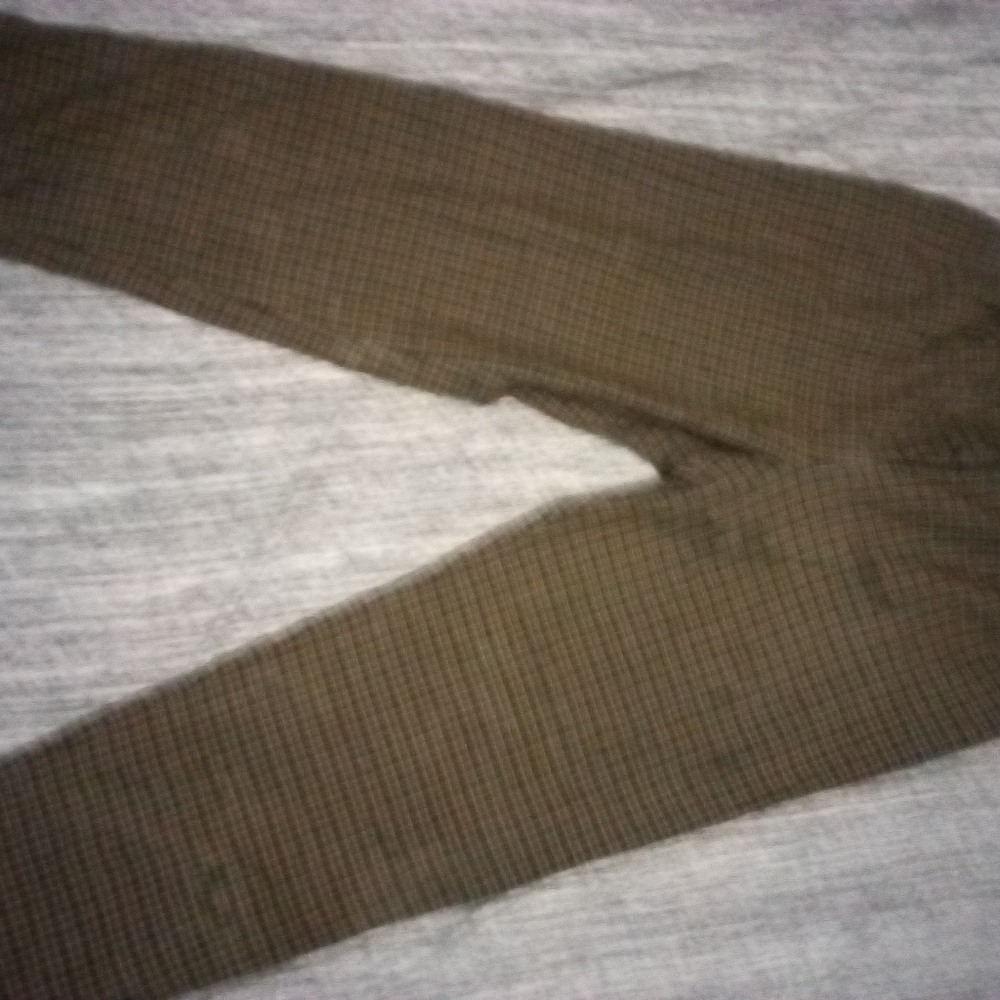 Men's Brown Checkered Pants